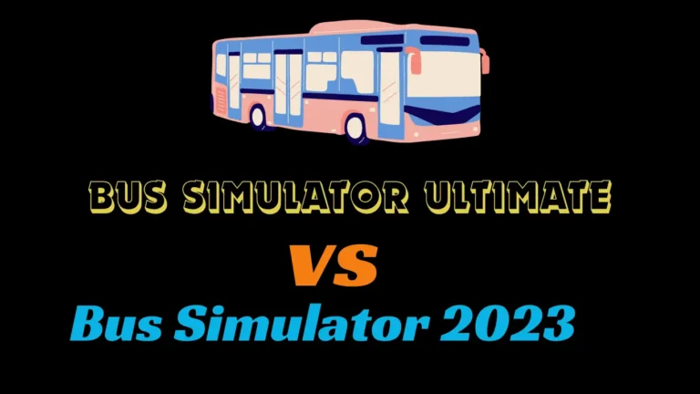 Bus Simulator Ultimate mod APK V/S Bus Simulator23 2024.